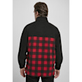 Miniatyrbillede 6 af 8: Urban Classics Patterned Polar Fleece Track Jakke Sort M Mand