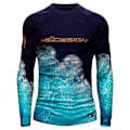 Miniatyrbillede 1 af 8: Hotspot Design Langærmet T-shirt Ocean Performance Hotspot Blå 3XL Mand
