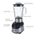 Miniatyrbillede 5 af 7: Tm Electron Glasblender Tmpba012 1.5l 500w Søvfarvet One Size / EU Plug