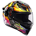 Miniatyrbillede 1 af 8: Agv K1 S Fullface-hjelm Flerfarvet XL