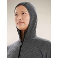 Miniatyrbillede 3 af 4: Icebreaker Descender Sweatshirt Med Lynlås Grå XS Kvinde