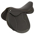 Pikkukuva 1 / 7: Norton Equestrian Nahkainen Satula Rexine Evol Musta 17´´