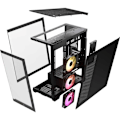 Miniatyrbillede 5 af 6: Corsair 3500x Argb Midi Pc-tårnhus