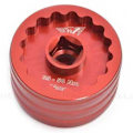 Miniatyrbild 2 av 8: Wheels Manufacturing Double Sided Bottom Bracket Socket Röd