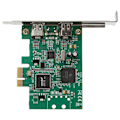 Miniatyrbillede 4 af 5: Startech Pcie 2 Port Firewire Tsb82aa2 Chipset Grøn
