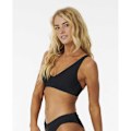 Miniatyrbild 3 av 6: Rip Curl Premium Surf D-dd Deep V Bikinitopp Svart L Kvinna