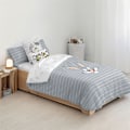 Miniatyrbillede 5 af 7: Play Fabrics Dynetæppe Med Knapper Bugs Bunny Til 80 Seng 140x200 Cm