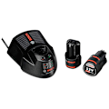 Miniatyrbillede 3 af 4: Bosch Professional Trådløs Stiksav Gst 12v-70 2x 3 0 Ah Blå,Sort