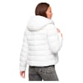 Miniatyrbild 2 av 6: Superdry Vadderad Jacka Microfibre Vit 2XS Kvinna