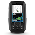 Miniatyrbillede 1 af 4: Garmin Med Transducer Og Diagram Striker Vivid 4cv Sort