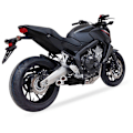 Miniatyrbillede 4 af 4: Ixil Homologeret Rustfrit Stål Full Line System Dual Hyperlow Xl Honda Cb 650 F 14-18/cb 650 R 19-20/cbr 650 F 15-18/cbr 650 R 19-20 Søvfarvet