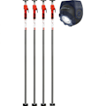 Miniatyrbild 1 av 9: Bessey Justerbart Fjäderbensstöd Ste300-set-sl Led Silver