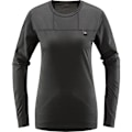 Miniatyrbild 1 av 2: Haglofs Långärmad T-shirt Natural Blend Tech Svart XS Kvinna