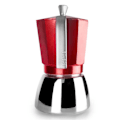 Miniatyrbillede 2 af 4: Ibili Elba Red Espressomaskine 12 Kopper