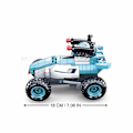 Miniatyrbillede 3 af 5: Sluban Power Bricks R/c 2.4g Car 268 Stykker Konstruktion Spil Søvfarvet