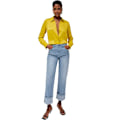 Pikkukuva 7 / 7: Salsa Jeans 21008834 Pitkähihainen Kauluspaita Keltainen,Sininen XS Nainen