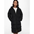 Miniatyrbillede 6 af 6: Only Frakke Amanda Long Puffer Sort XS Kvinde