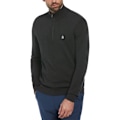 Miniatyrbillede 1 af 3: Original Penguin Opgm9c06 Halv Lynlås Sweater Sort L Mand