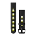 Miniatyrbillede 1 af 2: Garmin Silikone Urrem Quickfit® 20 Mm Sort