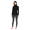 Miniatyrbillede 5 af 5: Icebreaker Merino 260 Tech Langærmet Baselayer Sort S Kvinde