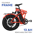 Pikkukuva 3 / 7: Emotorad Toledo Taitettava Sähköpyörä  One Size / 470Wh