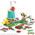 Miniatyrbillede 2 af 6: Mega Construx Vindens By Pokémon Grøn