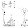 Miniatyrbillede 7 af 7: Dkn Technology Træningscykel M-470 Sort