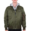 Miniatyrbillede 1 af 2: Alpha Industries Ma-1 D-tec Jakke Grøn S Mand