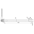 Miniatyrbillede 2 af 2: Massi Økse Eje Tras Max 103 12 X 142 Qr Carbon+tuerca Sort 12 x 142 mm