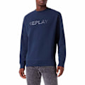 Miniatyrbillede 1 af 5: Replay Sweatshirt M6266 .000.23040p Blå L Mand