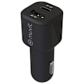 Miniatyrbillede 1 af 2: Muvit For Change Biloplader Usb Qc 3.0 18w+ 1 Usb-c Pd 20w Sort