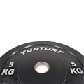 Miniatyrbillede 6 af 9: Tunturi Disk Bumper Plate Sort 5 kg