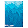 Miniatyrbillede 1 af 4: Columbus Tæppe Waves Blå