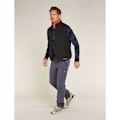 Miniatyrbillede 8 af 8: Icebreaker Merino 200 Oasis Cloud Dye Langærmet Baselayer Sort,Grå XL Mand
