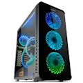 Miniatyrbillede 5 af 9: Nox Xtreme Tårnkasse Hummer Tgx Rgb Usb 3.0 Sort