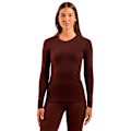 Miniatyrbillede 1 af 7: Odlo Merino 200 Langærmet Baselayer Brun L Kvinde