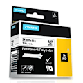 Miniatyrbillede 4 af 4: Dymo Tape 1734523 Id1-24 Rhino Permanent Polyester 5.5 M Hvid,Sort