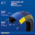 Miniatyrbillede 2 af 3: Michelin Power 6 Zr 73w Tl Bagdæk Til Landevejscykling Sort 190 / 50 / R17