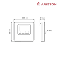 Miniatyrbillede 2 af 3: Ariston Cube Rf Programmerbar Termostat  One Size / EU Plug