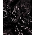 Miniatyrbillede 3 af 3: Superdry Sequin Wrap Langærmet Kort Kjole Sort M Kvinde