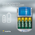 Miniatyrbillede 6 af 8: Varta Lcd Oplader 12v Usb+4 2600mah Mignon Aa Søvfarvet