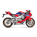 Miniatyrbillede 2 af 5: Akrapovic Line Titanium Cbr 1000rr/sp/sp2 17-18 Ref:s-h10so18-cbt Ikke-homologeret Slip-on Udstødning Søvfarvet Not Homologated
