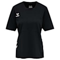 Miniatyrbillede 1 af 5: Hummel Kortærmet T-shirt Referee Chevron Sort M Kvinde