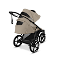 Miniatyrbillede 3 af 9: Cybex Avi Spin Trehjulet Klapvogn Beige