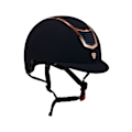 Miniatyrbillede 1 af 6: Equestro Hjelm Modello Eclipse Plain Velvet (3 Padding)  59-61 cm