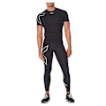 Pikkukuva 4 / 5: 2xu Compression Lyhythihainen T-paita Core Musta L Mies