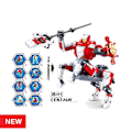 Miniatyrbillede 1 af 5: Sluban I Builder Robot 8 1409 Stykker Søvfarvet