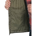 Miniatyrbild 3 av 3: Original Penguin Rec Fill Vertical Quilted Väst Grönt L Man