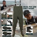 Miniatyrbillede 10 af 10: Vass Tex 650 Pvc-vadebukser  EU 44 Mand
