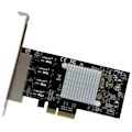 Miniatyrbillede 2 af 2: Startech 4-port Gigabit Ethernet Network Card Søvfarvet